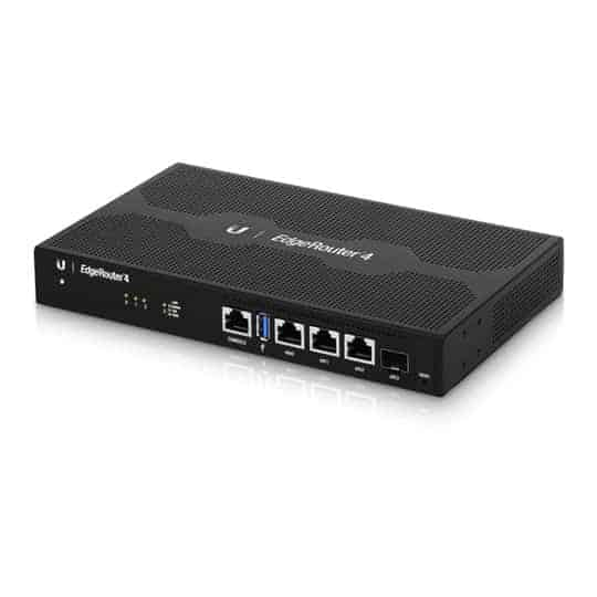 Ubiquiti EdgeRouter 4-Port Gigabit Router with 1 SFP Port